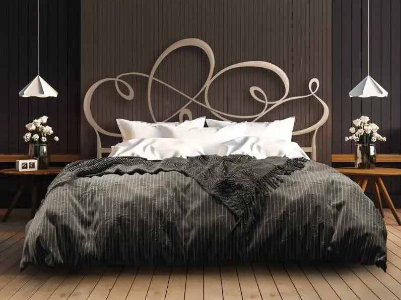 Letto matrimoniale design Capriccio Collezione esclusiva a prezzo ribassato