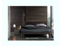 Letto matrimoniale con piedini Clark Giellesse a prezzo scontato