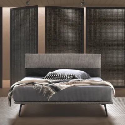 Letto imbottito con piedini DanceBsidea prezzo scontato