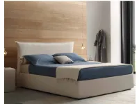 Letto design con contenitore Dione  Artigianale a prezzo scontato