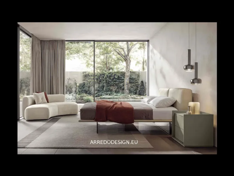 Letto matrimoniale design Filo 2 Veneran a prezzo ribassato