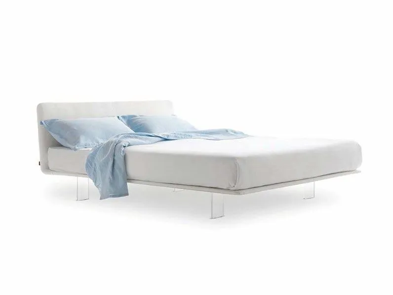 Letto matrimoniale design Filo con dorelan  Pianca a prezzo ribassato