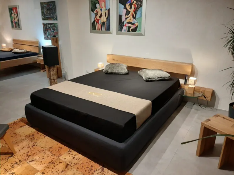 Letto matrimoniale con contenitore Flossy Artigianale a prezzo scontato