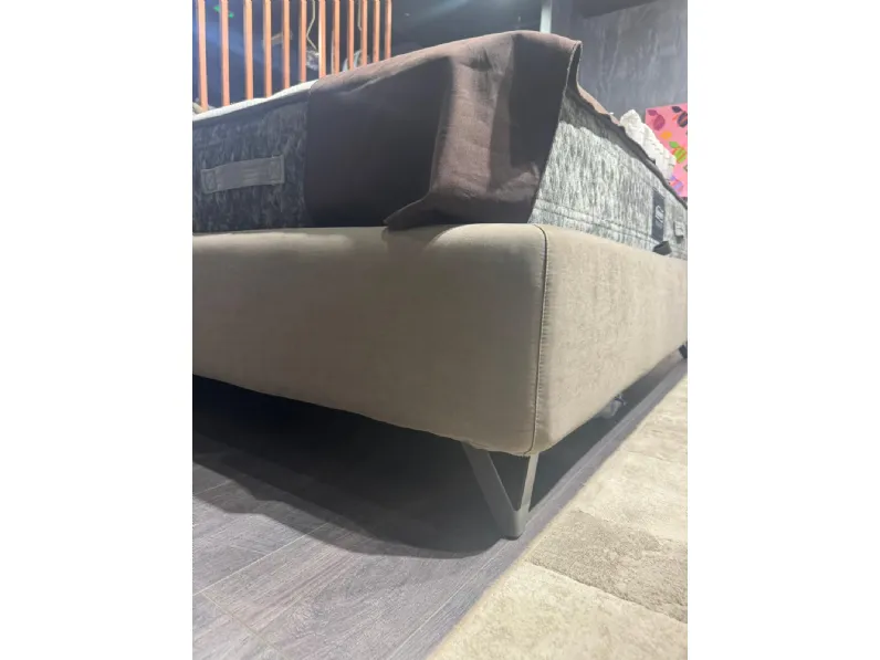 Letto imbottito con contenitore Fun double compact Bside a prezzo ribassato