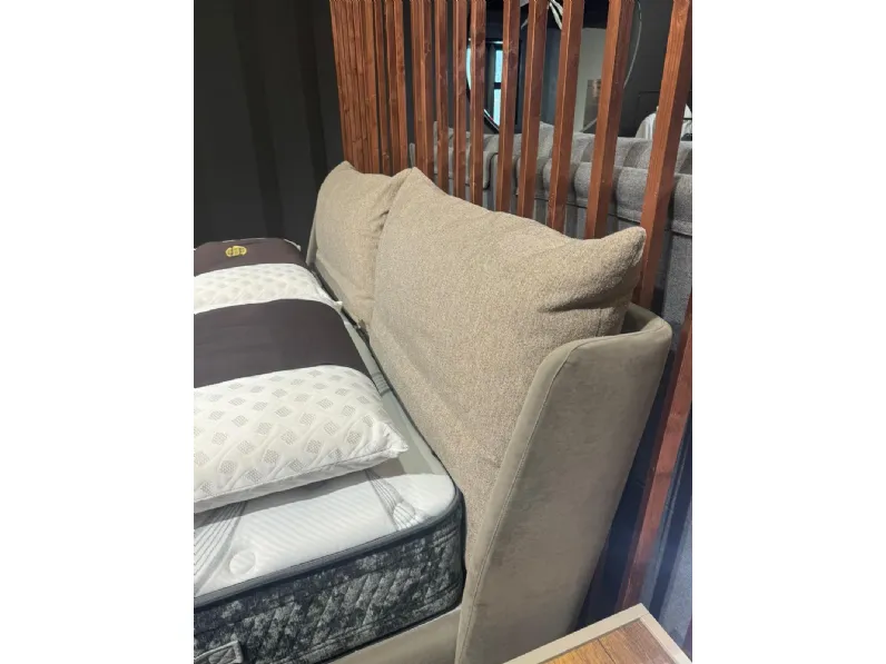 Letto imbottito con contenitore Fun double compact Bside a prezzo ribassato