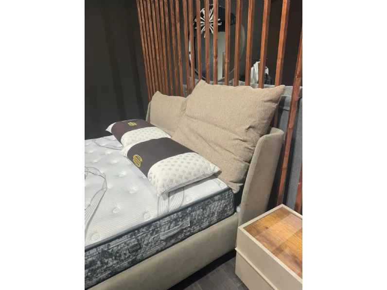 Letto imbottito con contenitore Fun double compact Bside a prezzo ribassato