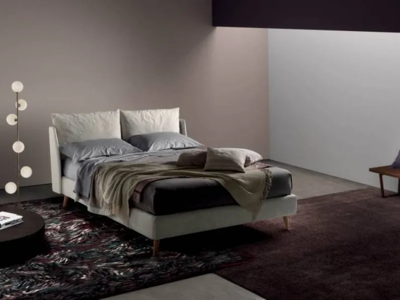 Letto matrimoniale design Fun double lift di Samoa a prezzo scontato