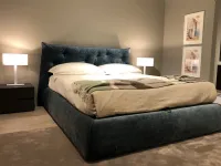 Letto design con contenitore Impunto Pianca a prezzo scontato