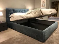 Letto design con contenitore Impunto Pianca a prezzo scontato