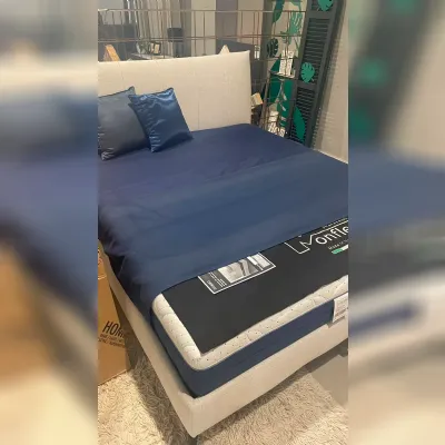 Letto design Letto harlem in tessuto Novaluna con un ribasso del 45%