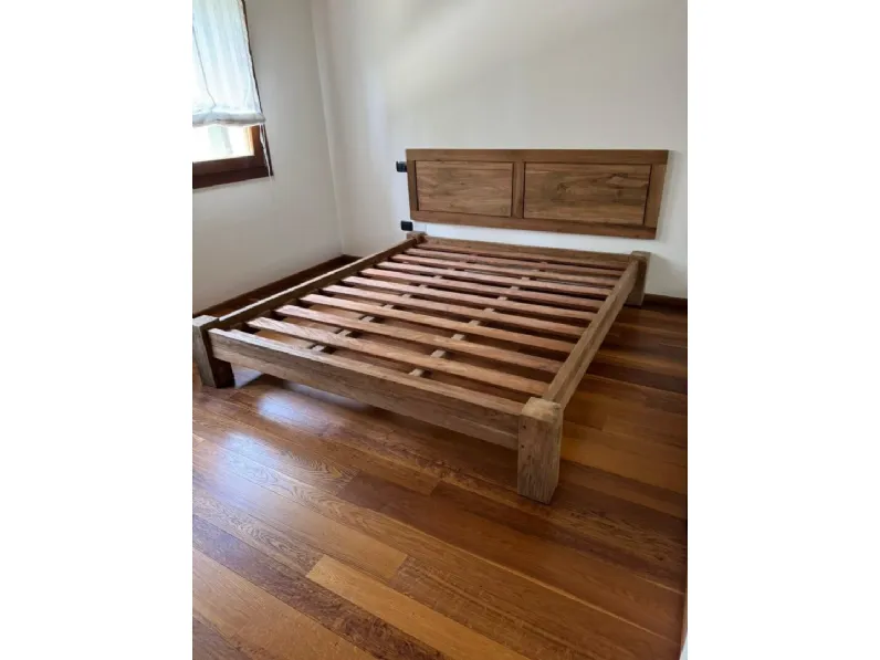 Letto jawa teak riciclato Outlet etnico a PREZZI OUTLET