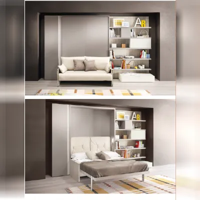 Letto matrimoniale design Penelope 2 sofa' boiserie Clei a prezzo ribassato