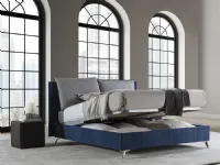 Letto matrimoniale con contenitore Shine Artigianale a prezzo scontato