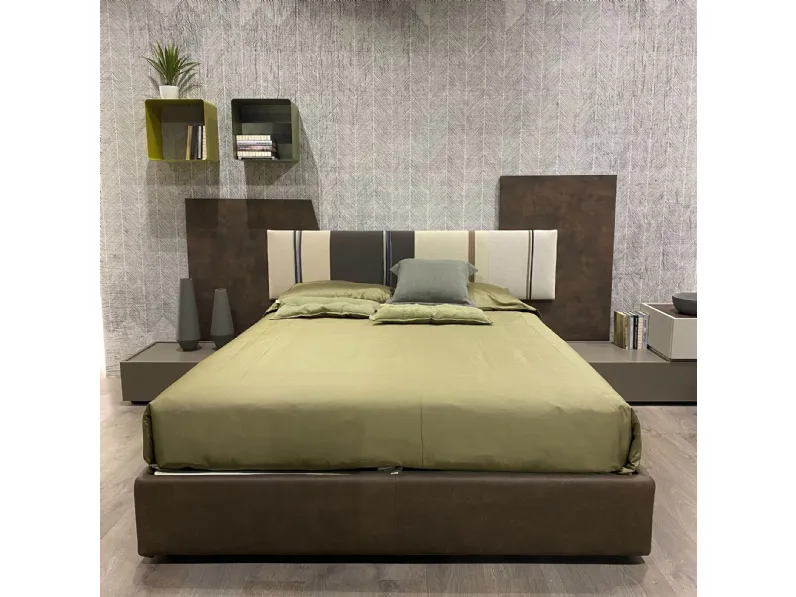 Letto matrimoniale design Sommier diagonal Tomasella a prezzo ribassato