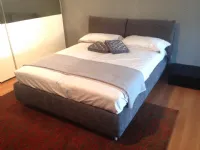 Letto matrimoniale design Topazio Bontempi a prezzo scontato