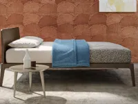 Letto matrimoniale design Zenit Morassutti a prezzo ribassato