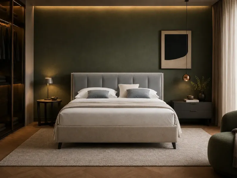 Letto Dioniso cover Rosini SCONTATO a PREZZI OUTLET