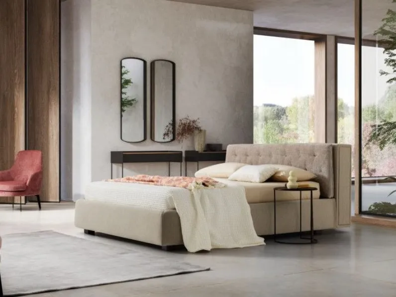Letto moderno con contenitore Donovan Le comfort a prezzo scontato