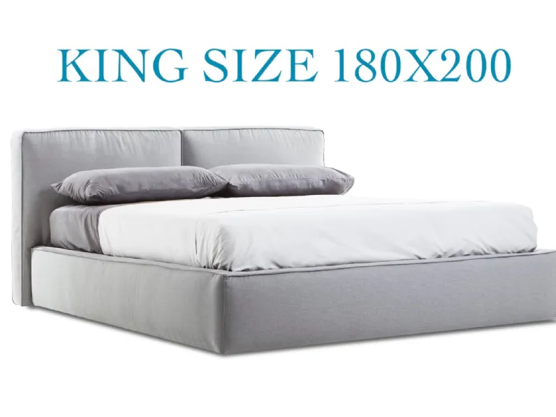 Letto matrimoniale Herman king size 180 Collezione esclusiva con uno sconto IMPERDIBILE