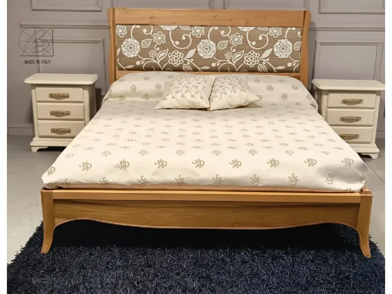 Letto matrimoniale con giroletto I solisti Mobilificio bellutti a prezzo scontato