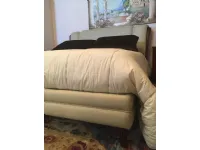 Letto matrimoniale ikarus in pelle  ditta Pigoli con uno sconto del 78%