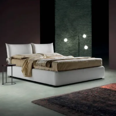 Letto matrimoniale imbottito Chic di Samoa Bside