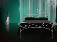 Letto matrimoniale in ferro battuto Romantic Artigianale con uno sconto del 35%