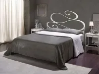 Letto matrimoniale in ferro battuto Romantic Artigianale con uno sconto del 35%