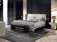 Letto matrimoniale Letto acciaio luxury maxii 200x200 Md work con un ribasso IMPERDIBILE