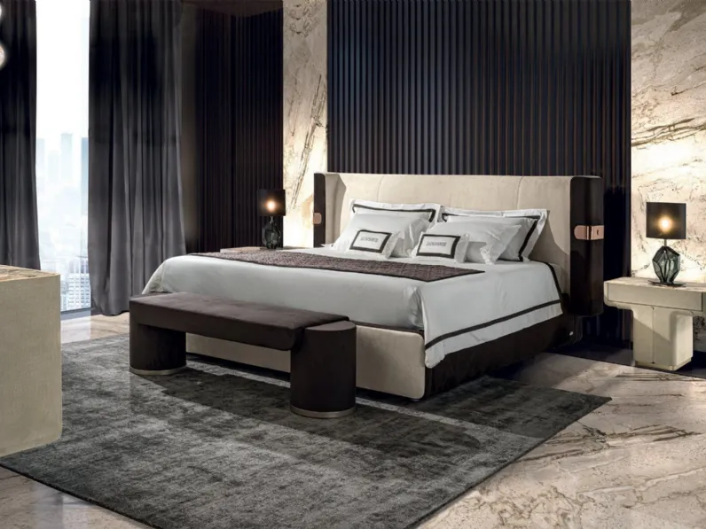 Letto matrimoniale Letto acciaio luxury maxii 200x200 Md work con un ribasso IMPERDIBILE