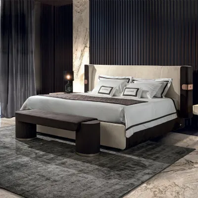 Letto matrimoniale Letto acciaio luxury maxii 200x200 Md work con un ribasso IMPERDIBILE