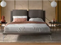 Letto matrimoniale design Letto imbottito road Mobilificio bellutti a prezzo scontato