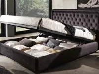 Letto matrimoniale Letto luxury contenitore velluto vari colori  Md work con un ribasso IMPERDIBILE