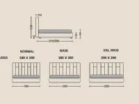 Letto matrimoniale Letto luxury inox 3 misure Md work con uno sconto IMPERDIBILE