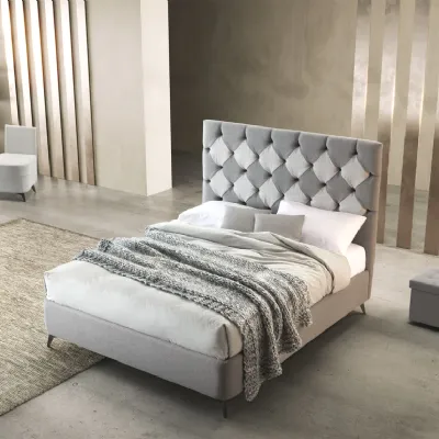 Letto imbottito con contenitore Letto matrimoniale mo con contenitore�Artigianale�a prezzo ribassato