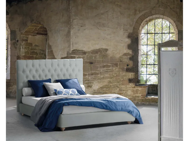 Letto matrimoniale Letto matrimoniale mod.imperiale alto con box-contenitore Lettissimi con un ribasso del 31%