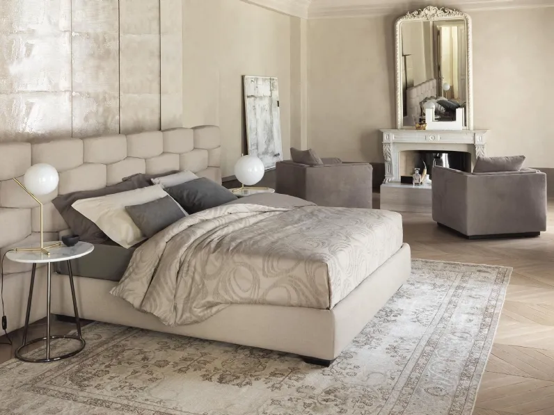 Letto matrimoniale Majal Flou con un ribasso IMPERDIBILE