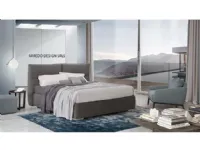 Letto imbottito con contenitore Adone *Rosinia prezzo scontato