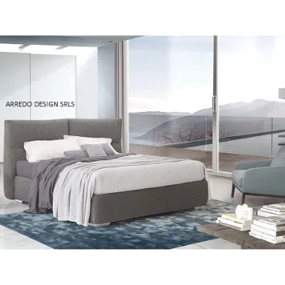 Letto imbottito con contenitore Adone *Rosinia prezzo scontato