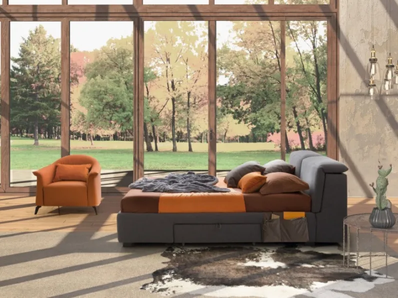 Letto imbottito modello Apollo di Le comfort scontato 30%