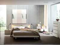 Letto matrimoniale moderno Brio con materasso dorelan Sangiacomo a prezzo scontato