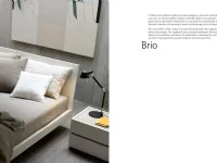 Letto matrimoniale moderno Brio con materasso dorelan Sangiacomo a prezzo scontato