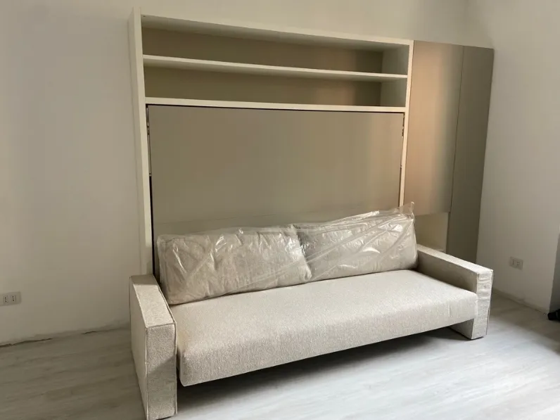 Letto matrimoniale moderno Circe sofa' - braccioli cm 16 Clei a prezzo ribassato