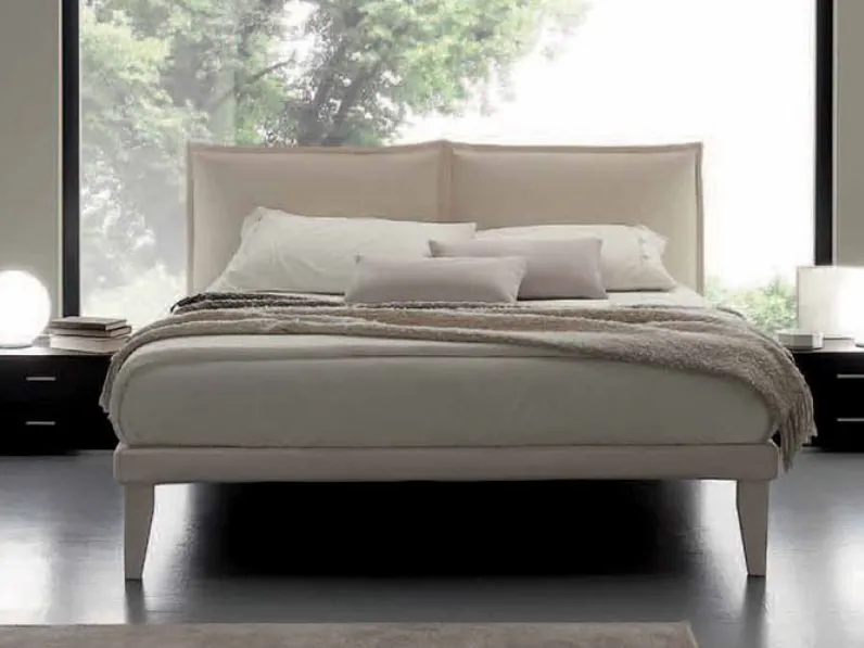 Letto moderno con contenitore Denise Ergogreen a prezzo ribassato