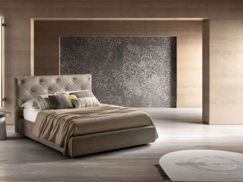 Letto moderno Diamond contenitore Samoa scontato 35%