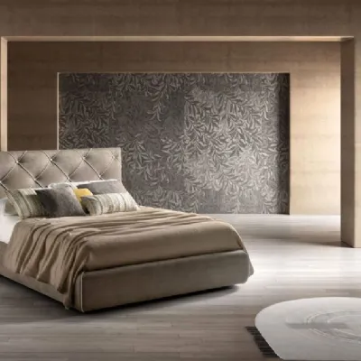 Letto moderno Diamond contenitore Samoa scontato 35%