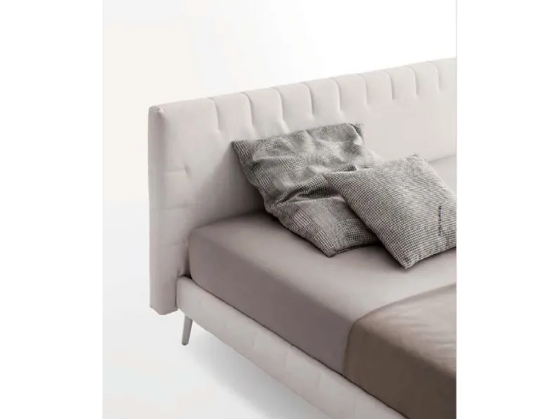 Letto matrimoniale moderno Ecru' Md work a prezzo scontato