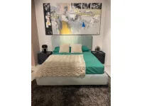 Letto matrimoniale moderno Ginevra Novaluna a prezzo ribassato