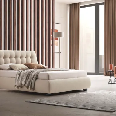 Letto moderno con contenitore Guscio Le comfort a prezzo ribassato