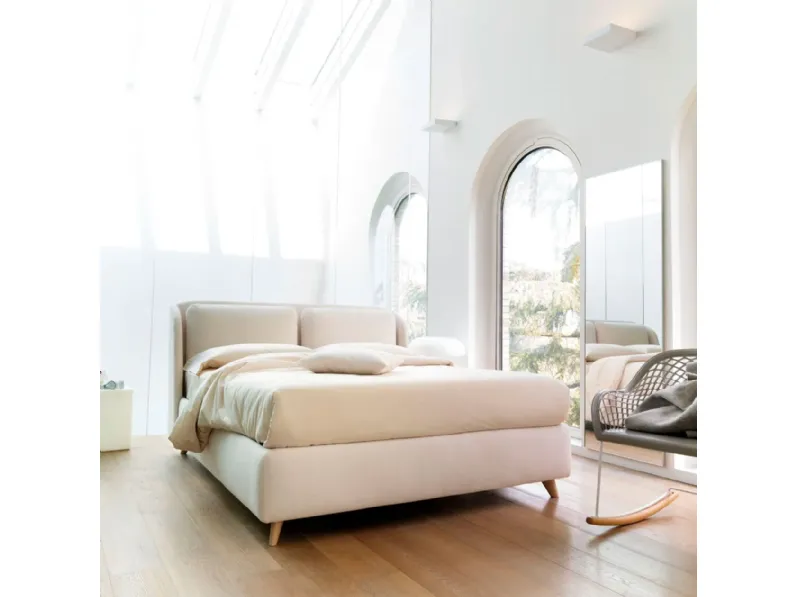 Letto imbottito con contenitore HelloNoctisa prezzo ribassato